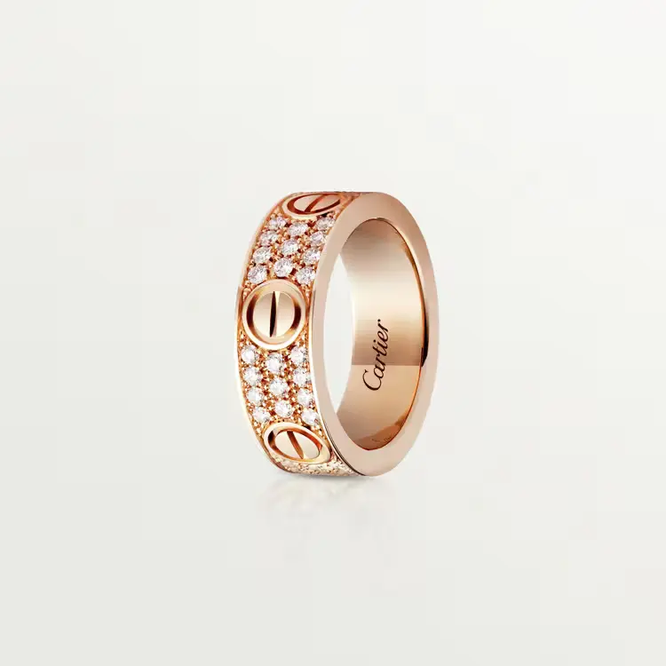 Nhẫn Tình Yêu, Diamond-Paved – Cartier –  J2311625 3