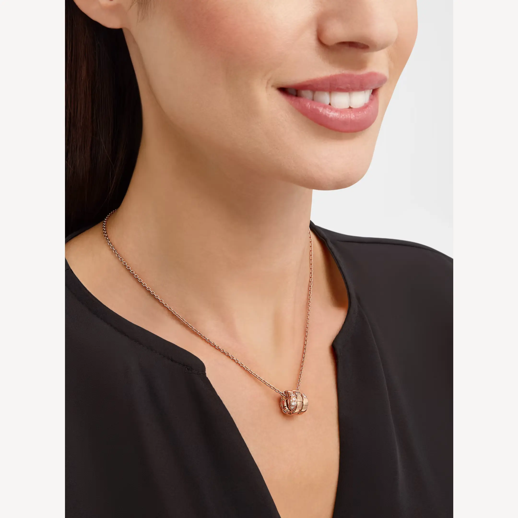 Dây chuyền BVL Rắn, 2 đầu Kim Cương - BVL -  J2315663 3