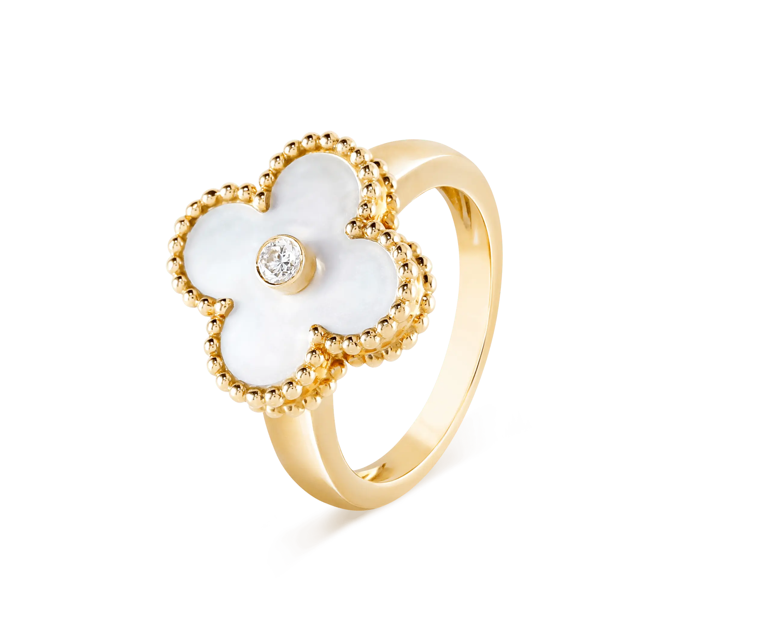 Nhẫn Vancleef Đính Kim Cương Tự Nhiên 0