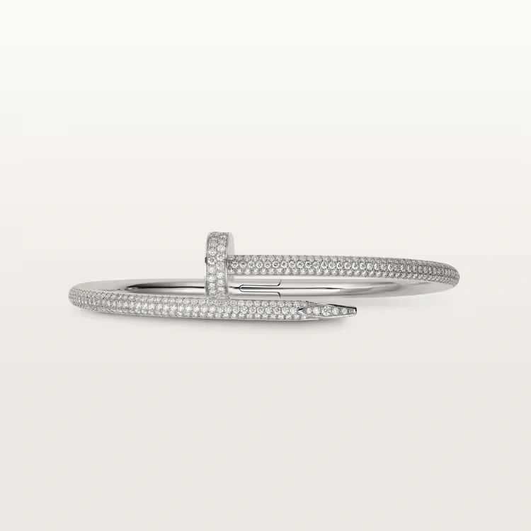 Lắc tay đinh Cartier đính kim cương