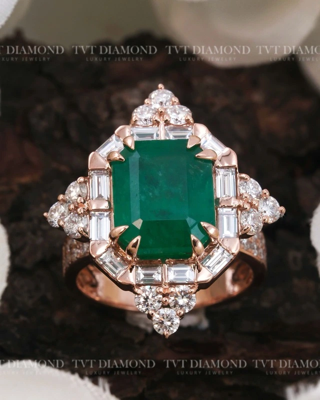 Nhẫn kim cương gắn viên - 25VDG21469